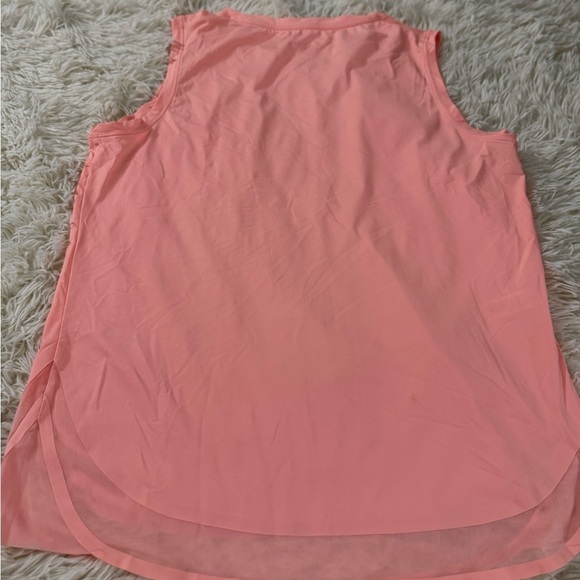 Athleta Pink and Orange Asymmetrical Muscle Tee - Picture 4 of 6